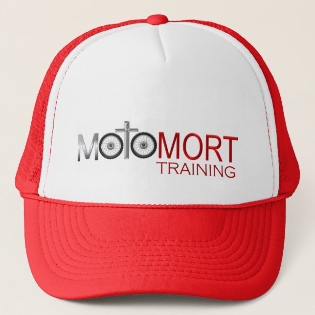 MotoMort Training Trucker Hat (Front)