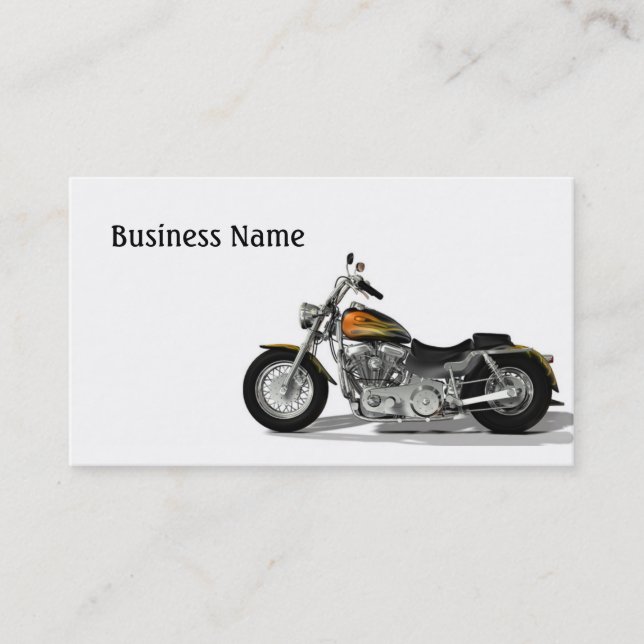 Motor Bike Business Card (Front)