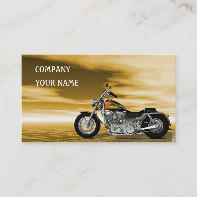 Motor Bike Business Card (Front)