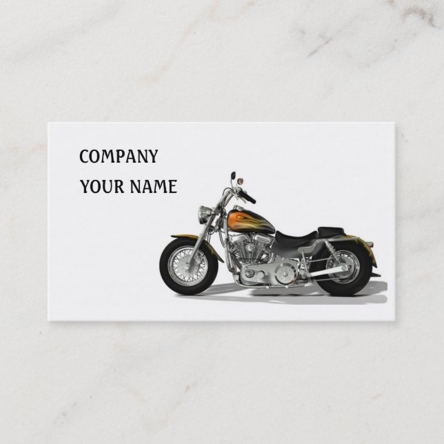 Motor Bike Business Card (Front)