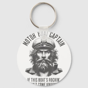 Motor boat captain if this boat's rockin don't key ring