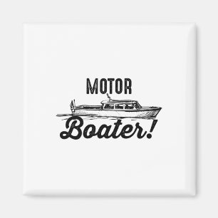 Motor Boater Funny I Love Motor Boating Gift Magnet