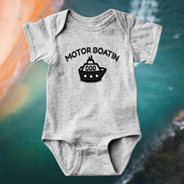 Motor Boatin’ Funny Baby Bodysuit (Creator Uploaded)