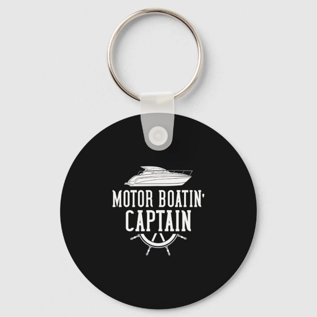 Motor boating motorboat speed boat performance  key ring (Front)