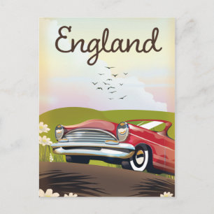 Motor City Detroit Michigan travel poster. Postcard