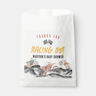 Motor Dirt Bike Baby Shower Favour Bag