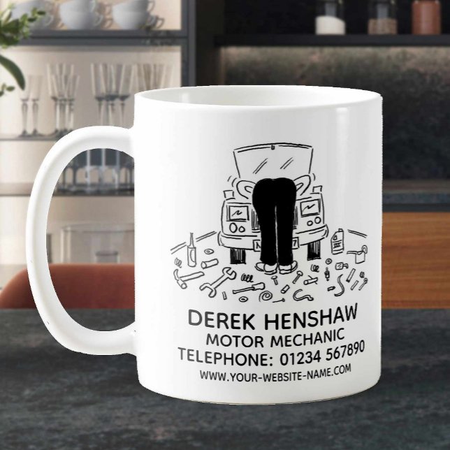 Motor Mechanic Promotional Coffee Mug (Creator Uploaded)
