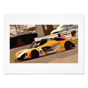 Motor Racing Digital Art (5274) Photo Print