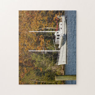 Motor Sailer at Anchor  Jigsaw Puzzle