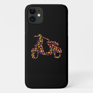 Motor Scooter Flower Pattern Case-Mate iPhone Case