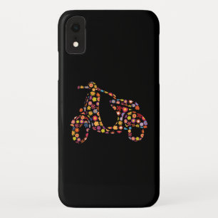 Motor Scooter Flower Pattern Case-Mate iPhone Case