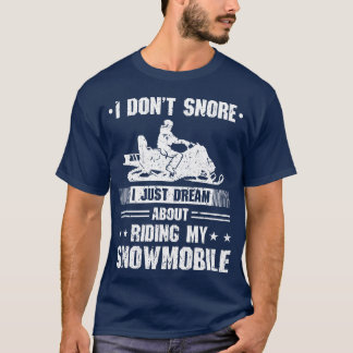 Motor Sled Winter Sports Funny Snowmobiling friend T-Shirt