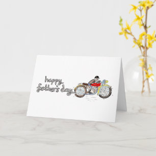 Motorbike Biker Father's Day Card