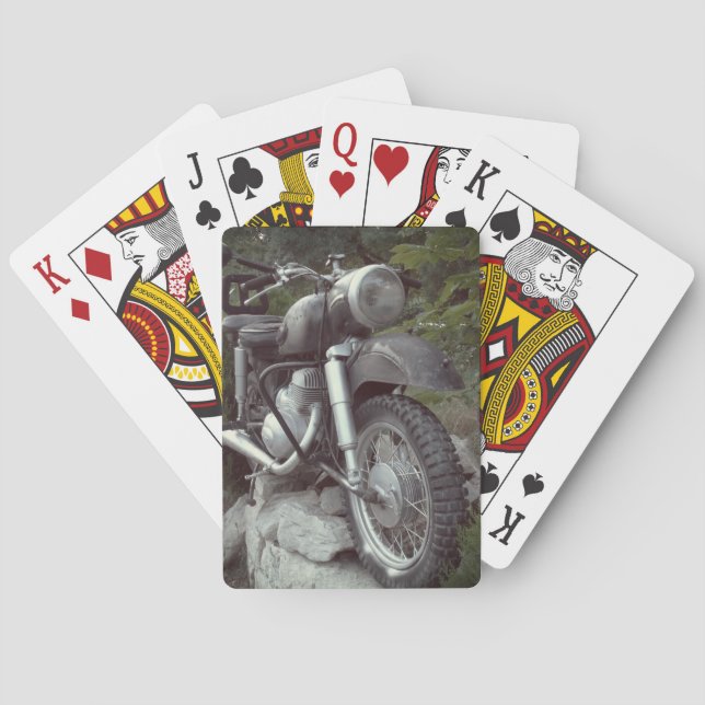 Motorbike Classic Playing Cards (Back)