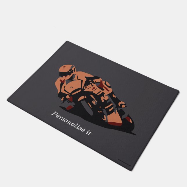 Motorbike Doormat (Angled)