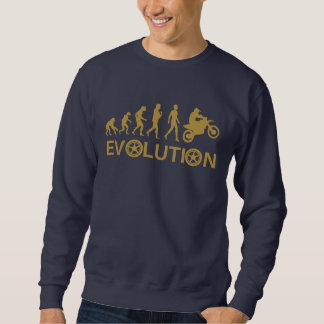 Motorbike Evolution Cool Motorcyclist design Sweatshirt