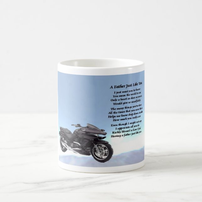 Motorbike father poem mug (Center)