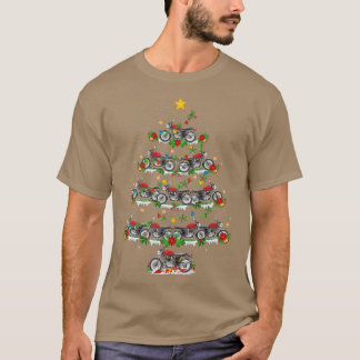Motorbike Lover Xmas Matching Santa Motorbike Chri T-Shirt