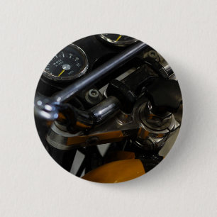 Motorbike Motorcycle Biker Rider 6 Cm Round Badge