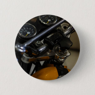 Motorbike Motorcycle Biker Rider 6 Cm Round Badge
