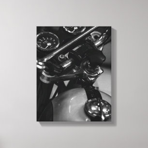 Motorbike Motorcycle Biker Rider Bike Canvas Print
