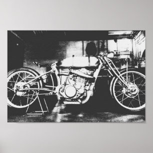 Motorbike Motorcycle Biker Rider Bike Poster