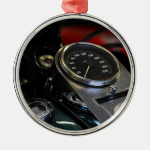 Motorbike Motorcycle Biker Rider Metal Tree Decoration