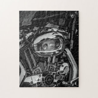Motorbike Motorcycle Biker Rider Motorbike Jigsaw Puzzle