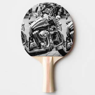 Motorbike Motorcycle Biker Rider Motorbike Ping Pong Paddle