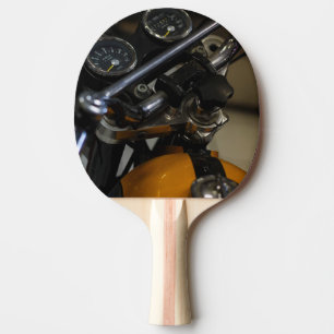 Motorbike Motorcycle Biker Rider Motorbike Ping Pong Paddle
