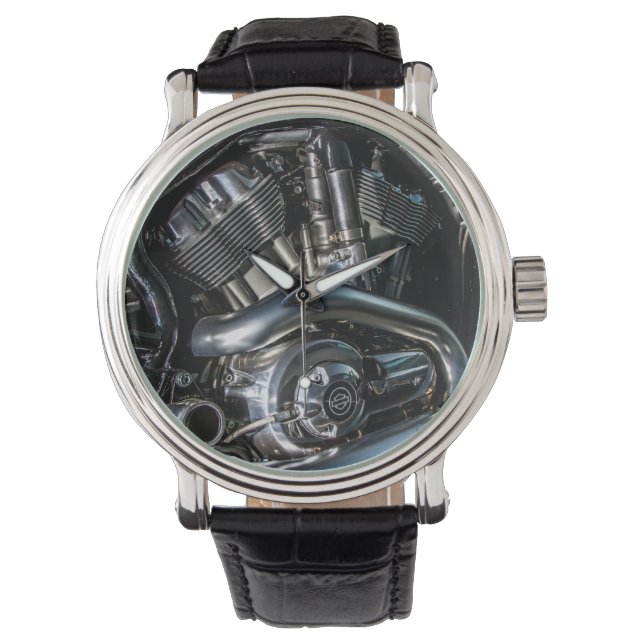 Motorbike/Motorcycle Engine Vintage Watch (Front)