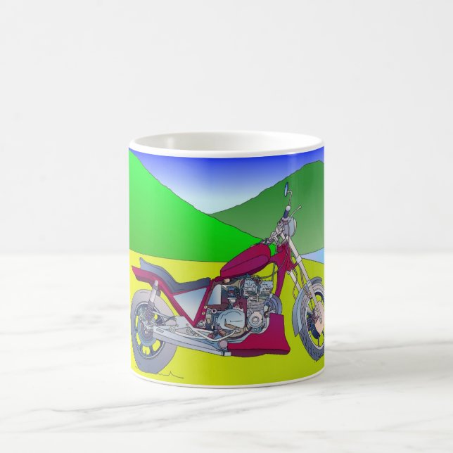 Motorbike Mug (Center)