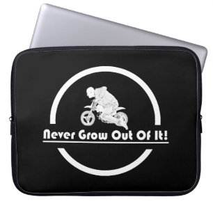 Motorbike Never Grow Out of It Laptop Sleeve