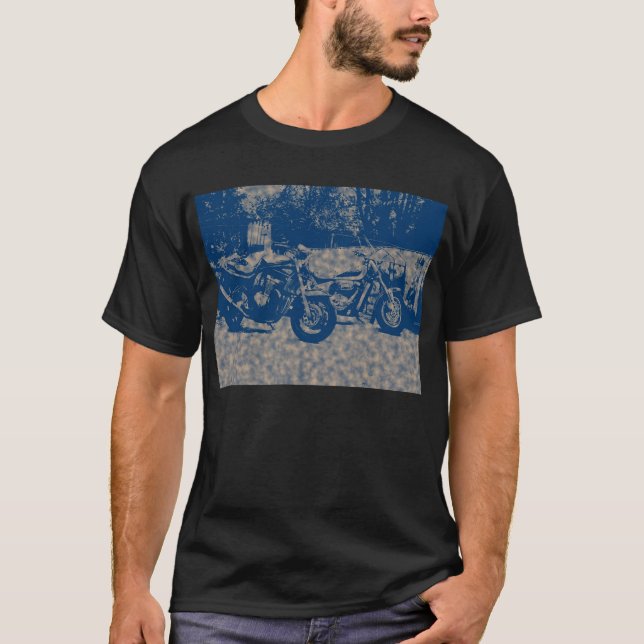 Motorbike Oldschool T-Shirt (Front)