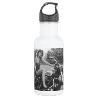 Motorbike Pinup Girl 532 Ml Water Bottle