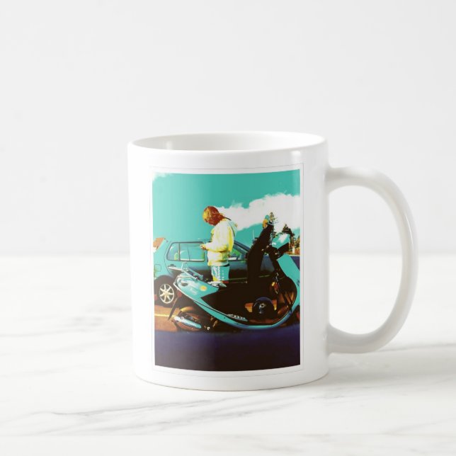 Motorbike Pixie Coffee Mug (Right)