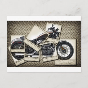 Motorbike Postcard