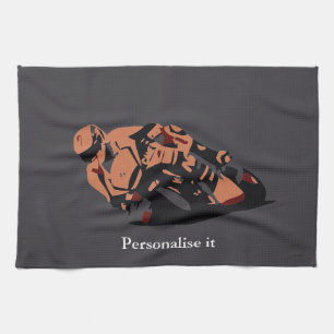 Motorbike Tea Towel