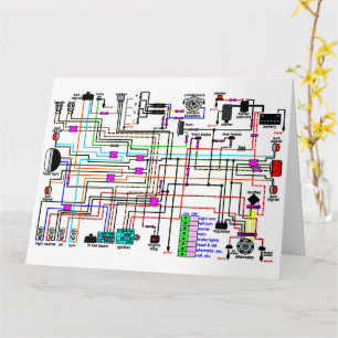 Motorbike Wiring Diagram. Card