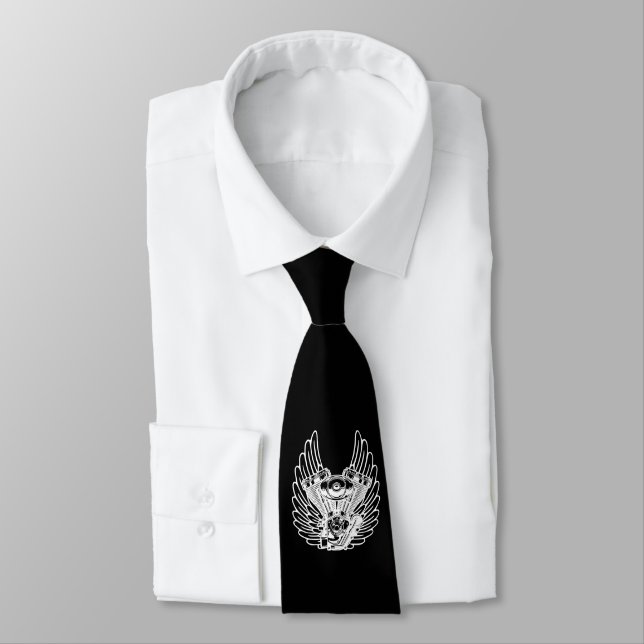 Motorbiker sign tie (Tied)
