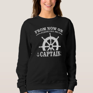 Motorboat sports boat sailing boat driving licence sweatshirt