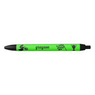 Motorcross 2 pack personalised name Pen