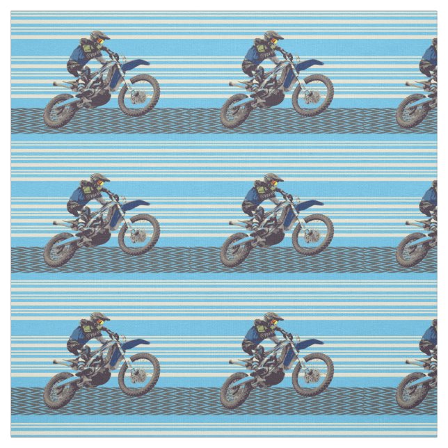 Motorcross Rider Fabric (Swatch)