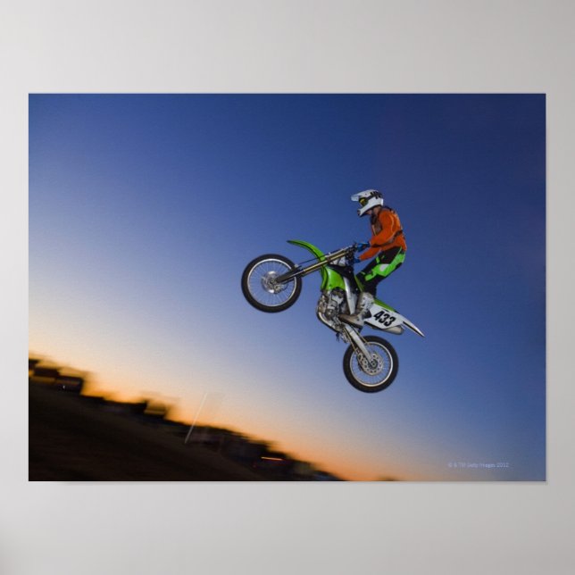 Motorcross Rider Poster (Front)