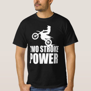 Motorcross Two Stroke Power Dirtbike Rider T-Shirt