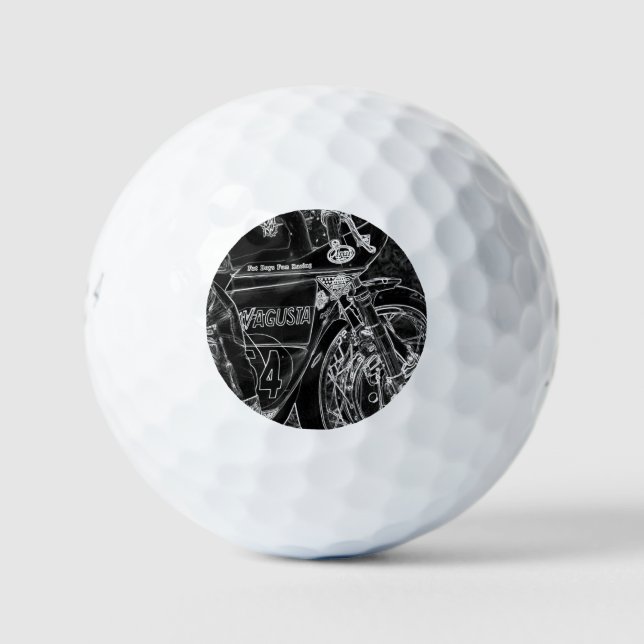 Motorcycle 1 be6 gbm golf balls (Front)