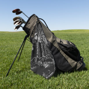 Motorcycle 1 gtm golf towel