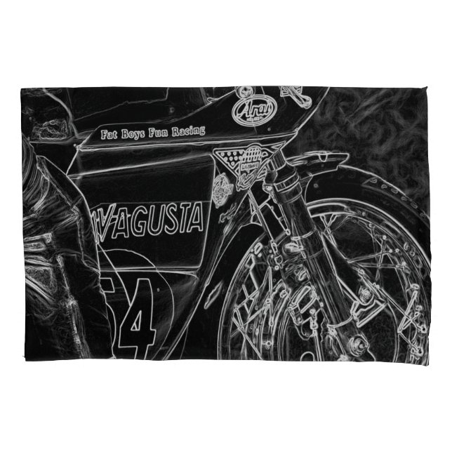 Motorcycle 1 pccnm pillowcase (Front)
