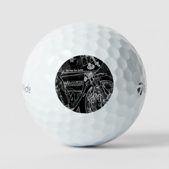 Motorcycle 1 tmtp5 gbcnm golf balls (Front)
