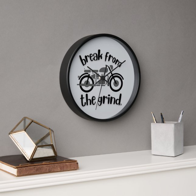 Motorcycle 2 Clock (Office)